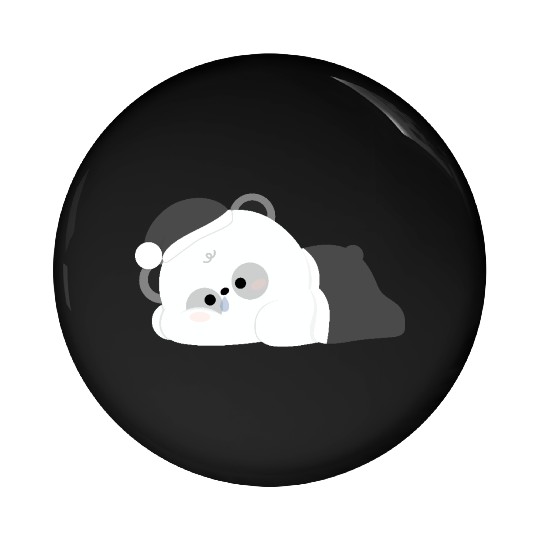 Tired Panda Pin Buttons