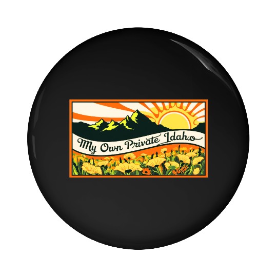 Private Idaho Pin Buttons