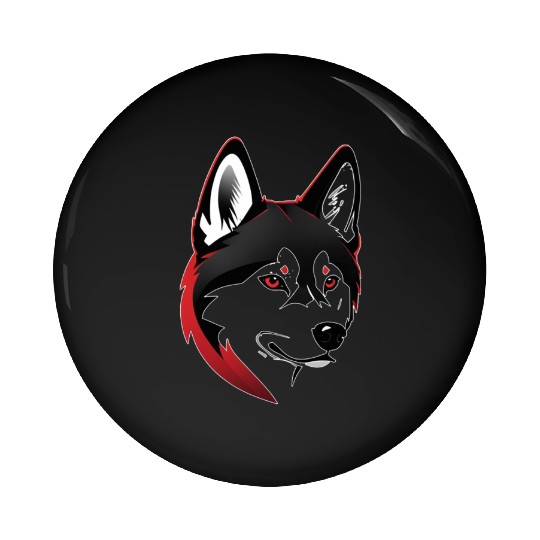 Love My Husky Pin Buttons