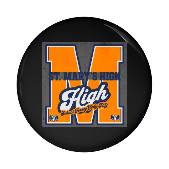 St Mary s High School jcnj Pin Buttons