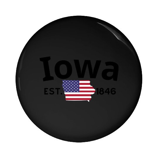 Iowa Pin Buttons