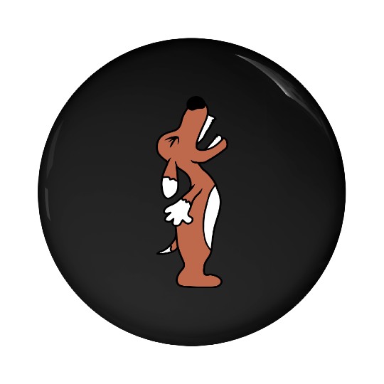 Dog Angry Upwards Roaring Loud Barking Yapping Fun Pin Buttons