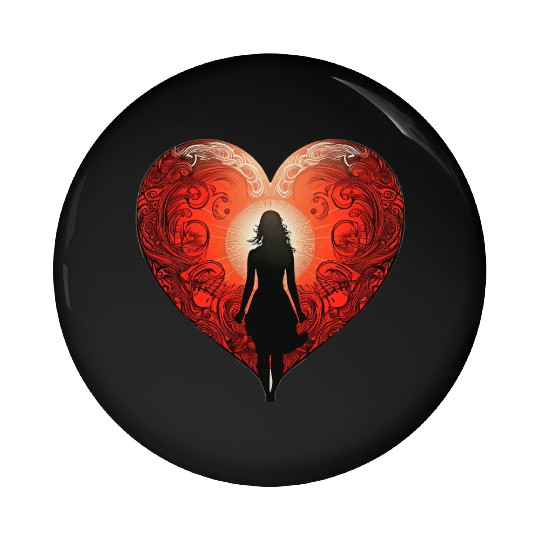 Valentine's Day Pin Buttons