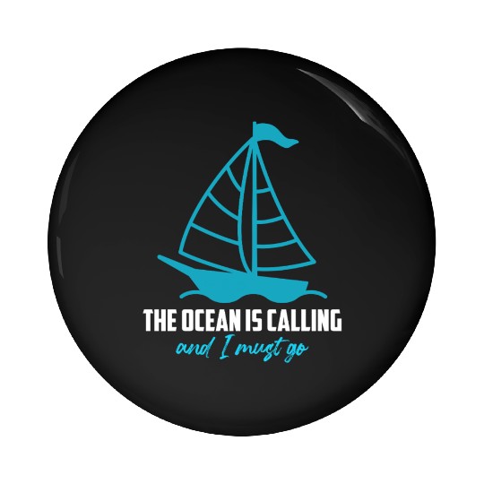 Florida Keys THE OCEAN IS CALLING I MUST GO Pin Buttons
