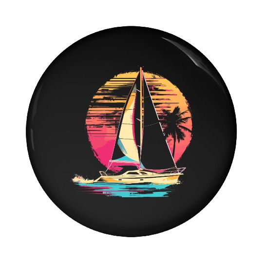 90s Sailing Pin Buttons