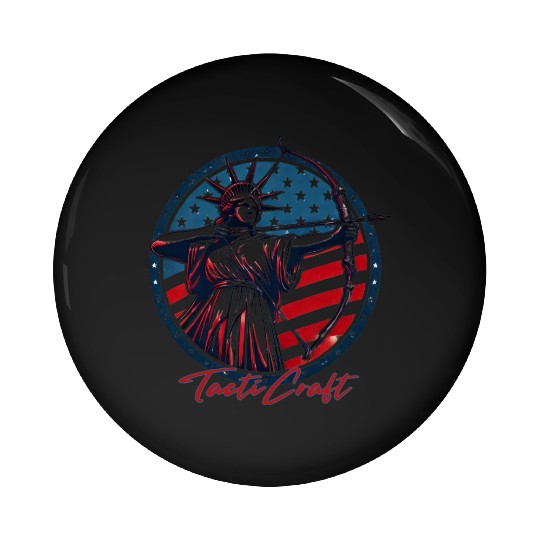 TactiCraft Lady Liberty Pin Buttons