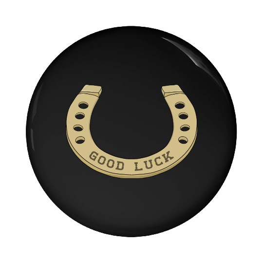 Cool Horseshoe for Lucky Days Pin Buttons