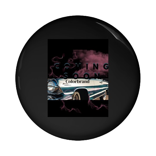 Colorbrand Lowrider advert design Pin Buttons