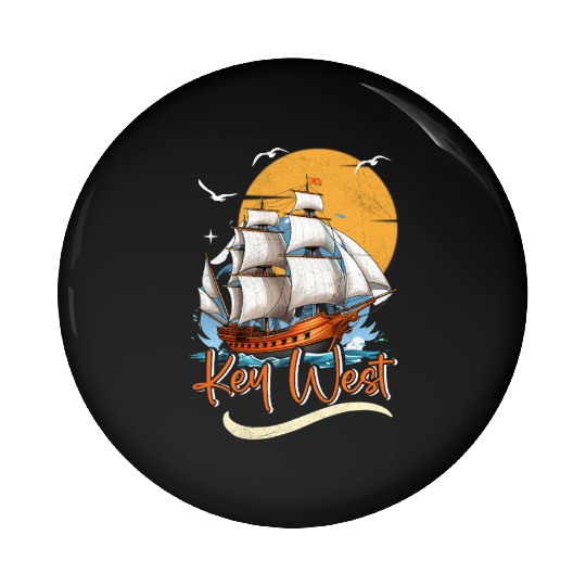 KEY-WEST FLORIDA Sunshine-State Florida Keys Pin Buttons