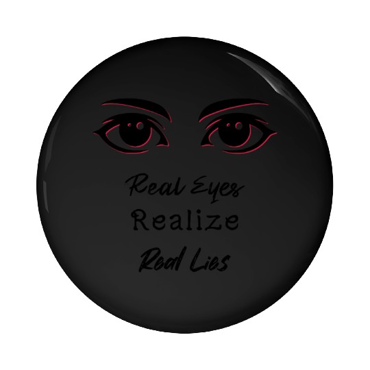 Real Eyes Pin Buttons