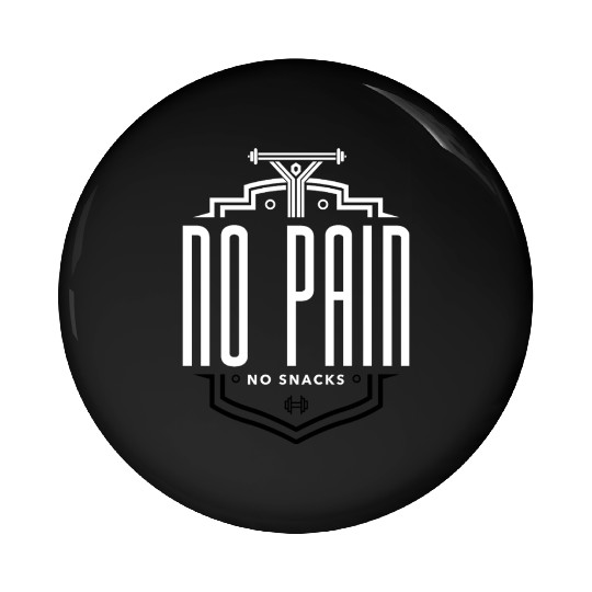 No Pain No Snacks Hiit Cardio Pin Buttons