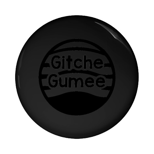 Gitche Gumee – Great Lakes Retro Design Pin Buttons