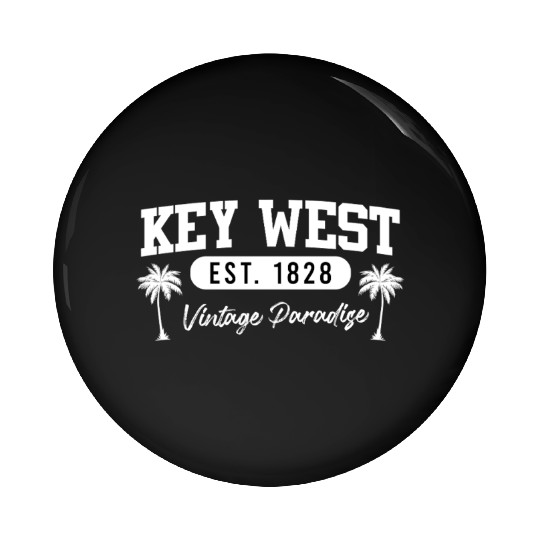 KEY-WEST ESTABLISHED 1828 VINTAGE PARADISE Pin Buttons