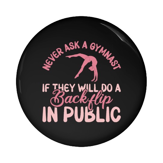 Gymnastics Gym Fitness Sports Training Pin Buttons