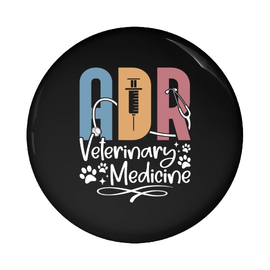 ADR Veterinary Medicine Doctor Design Pin Buttons