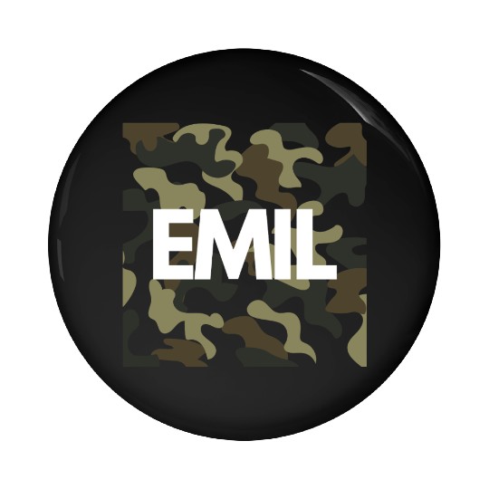 Emil Name Pin Buttons Men Good Quality Camouflage
