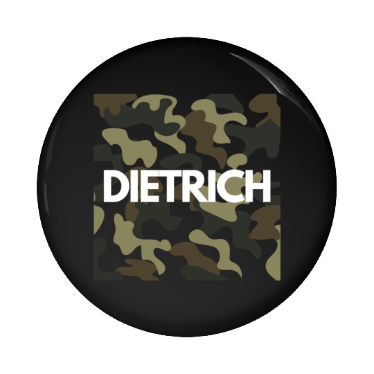 Dietrich Name Pin Buttons Men Good Quality Camouflage