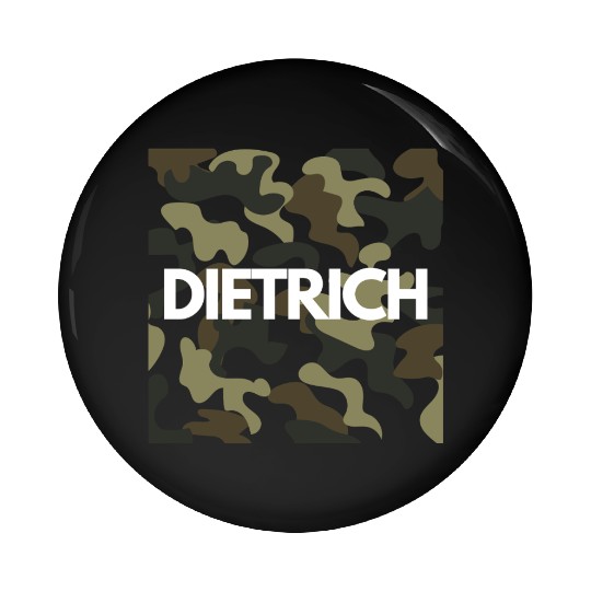 Dietrich Name Pin Buttons Men Good Quality Camouflage
