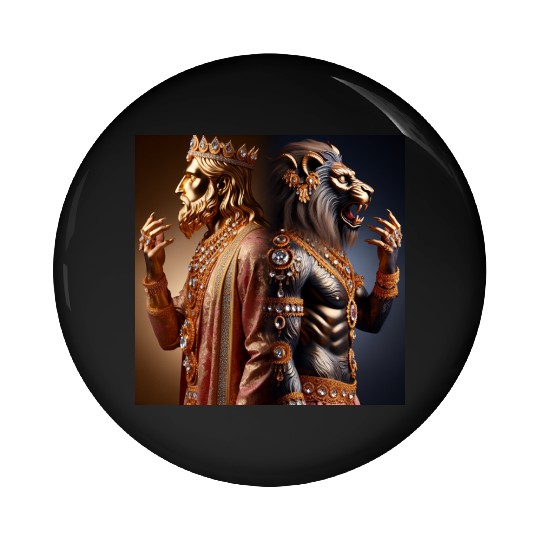 Beast king Pin Buttons