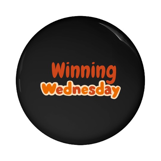 Winning Wednesday Mood Pin Buttons