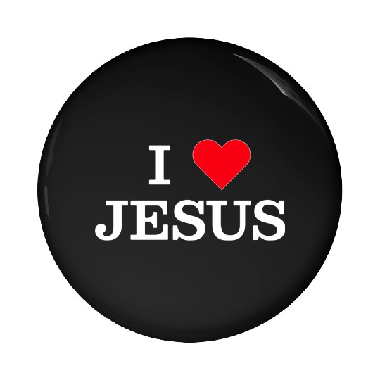 I Heart Jesus Pin Buttons