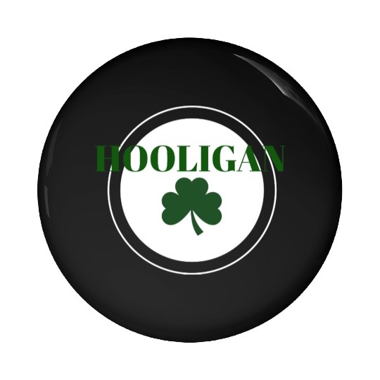 Hooligan with Clover Pin Buttons