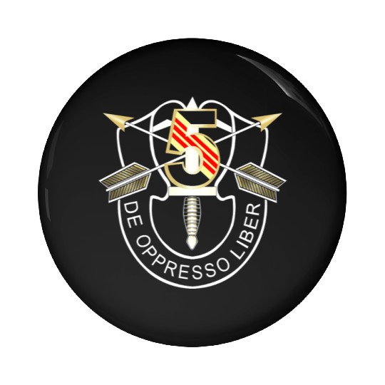 5th Special Forces Group De Oppresso Liber Design Pin Buttons