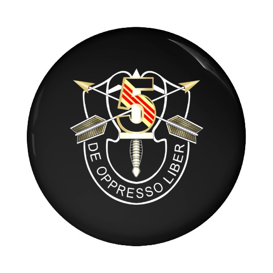 5th Special Forces Group De Oppresso Liber Design Pin Buttons