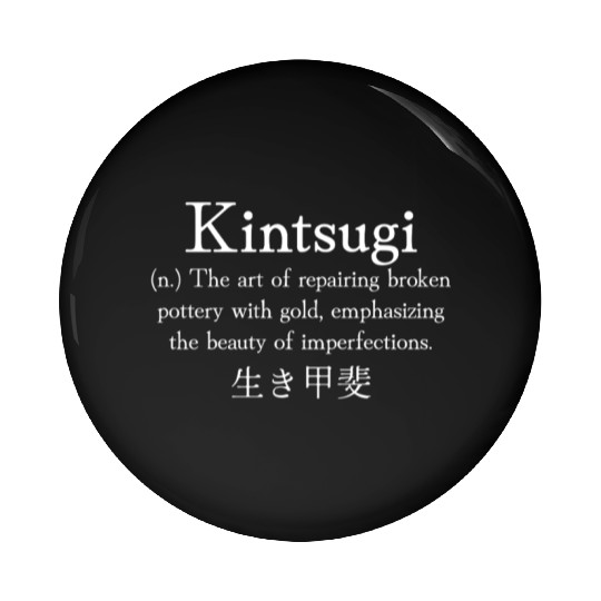 Kintsugi Definition Pottery Culture Kintsugi Heart Pin Buttons