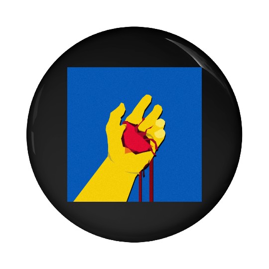 Free Ukraine Illustration Pin Buttons