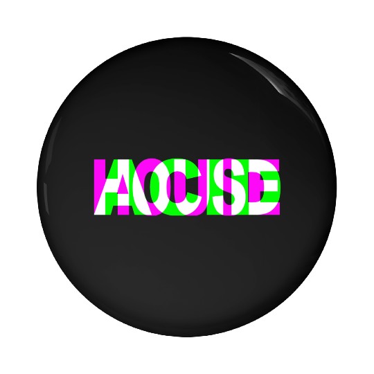 Acid House Techno Raver Pin Buttons