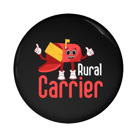 Rural Carrier Mailman Postal Worker Pin Buttons
