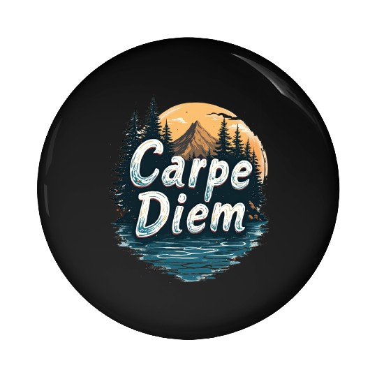 Carpe Diem Adventure Awaits Pin Buttons