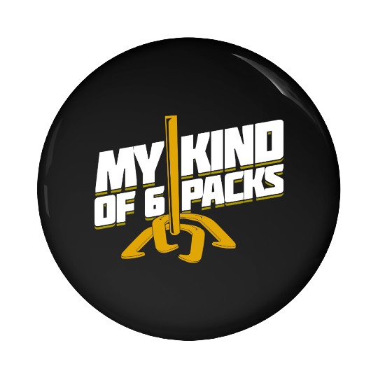 Horseshoe Pitching Pin Buttons