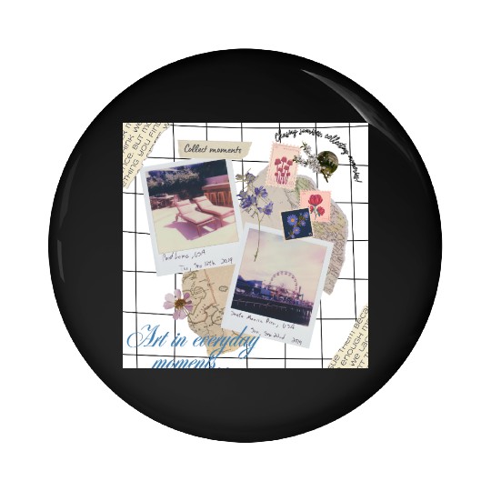 "Chasing Sunrises, Collecting Memories" Tote Bag Pin Buttons