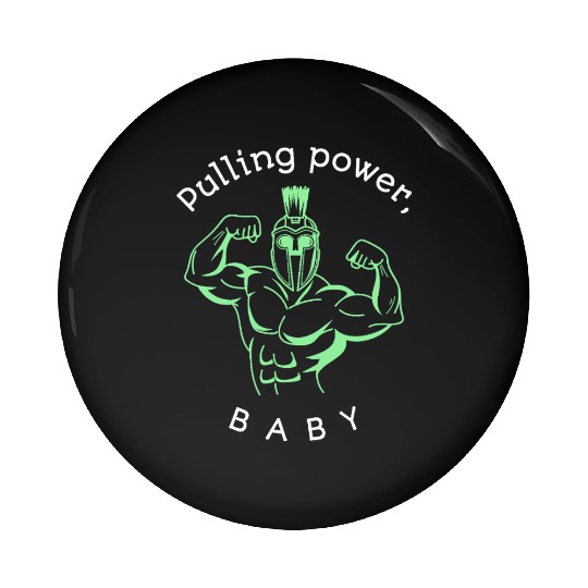 Gym workout merch Pin Buttons