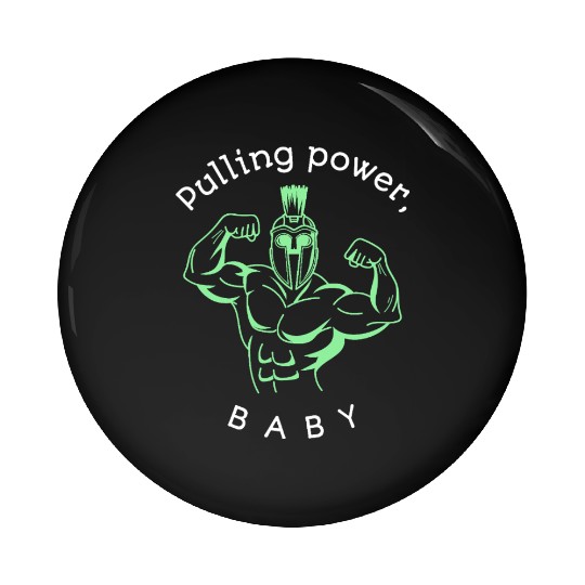 Gym workout merch Pin Buttons