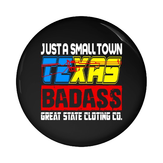 Texas Pin Buttons