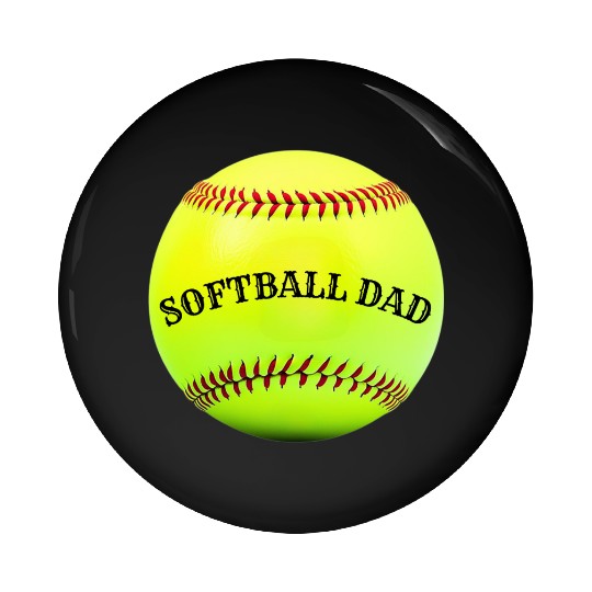 Softball Dad Pin Buttons