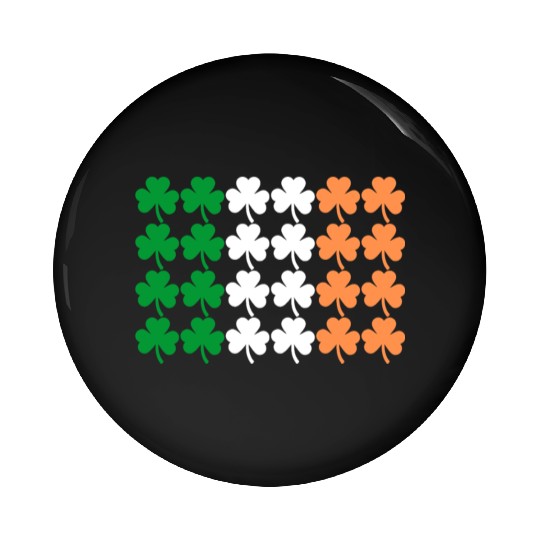 Ireland Shamrock Flag Pin Buttons