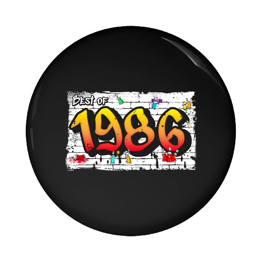 Best of 1986 Graffiti – 39 Years of Urban Attitude Pin Buttons