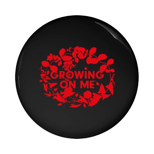 Botanical Growth Statement Design Pin Buttons