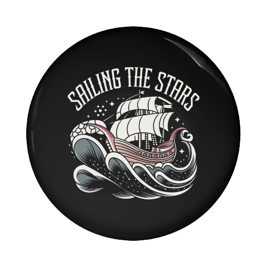 Sailing The Stars Pin Buttons