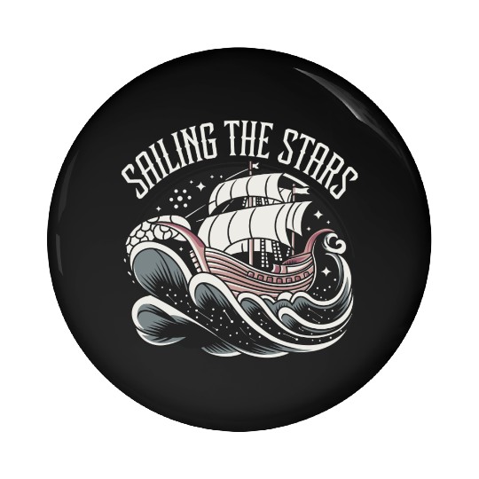 Sailing The Stars Pin Buttons