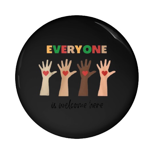 Everyone Is Welcome Here Idaho Teacher Pin Buttons