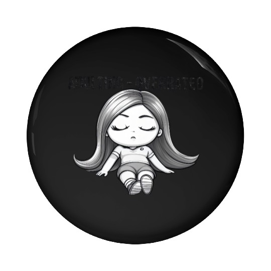 Adulting Overrated Pin Buttons