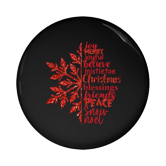 Queen bundle Christmas snowflake sublimation Pin Buttons