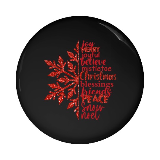 Queen bundle Christmas snowflake sublimation Pin Buttons