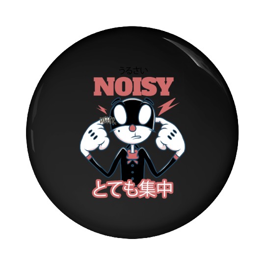 noisy Cat Anatomy Pin Buttons