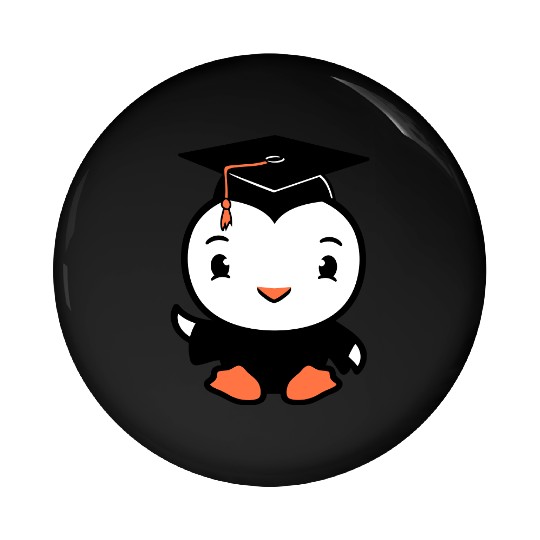 Bird School College Graduation Hat Education Cute Pin Buttons